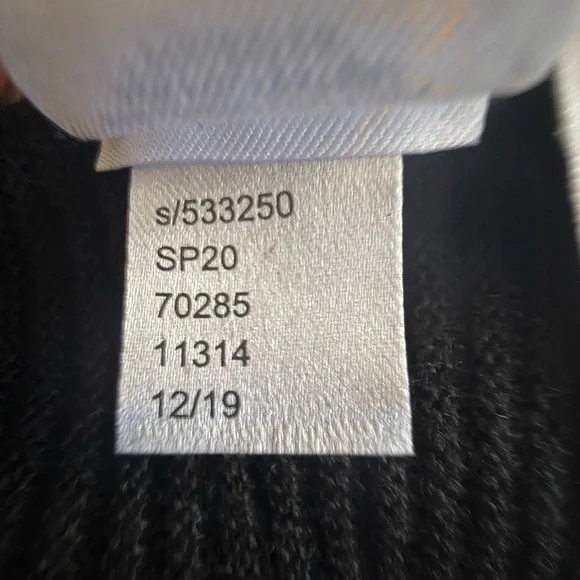 LOFT Open Shirttail Cardigan Black Small - Picture 4 of 4